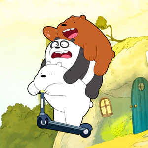 We Bare Bears: Scooter Streamers